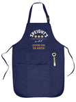 BBQ Apron with Brass Bottle Opener